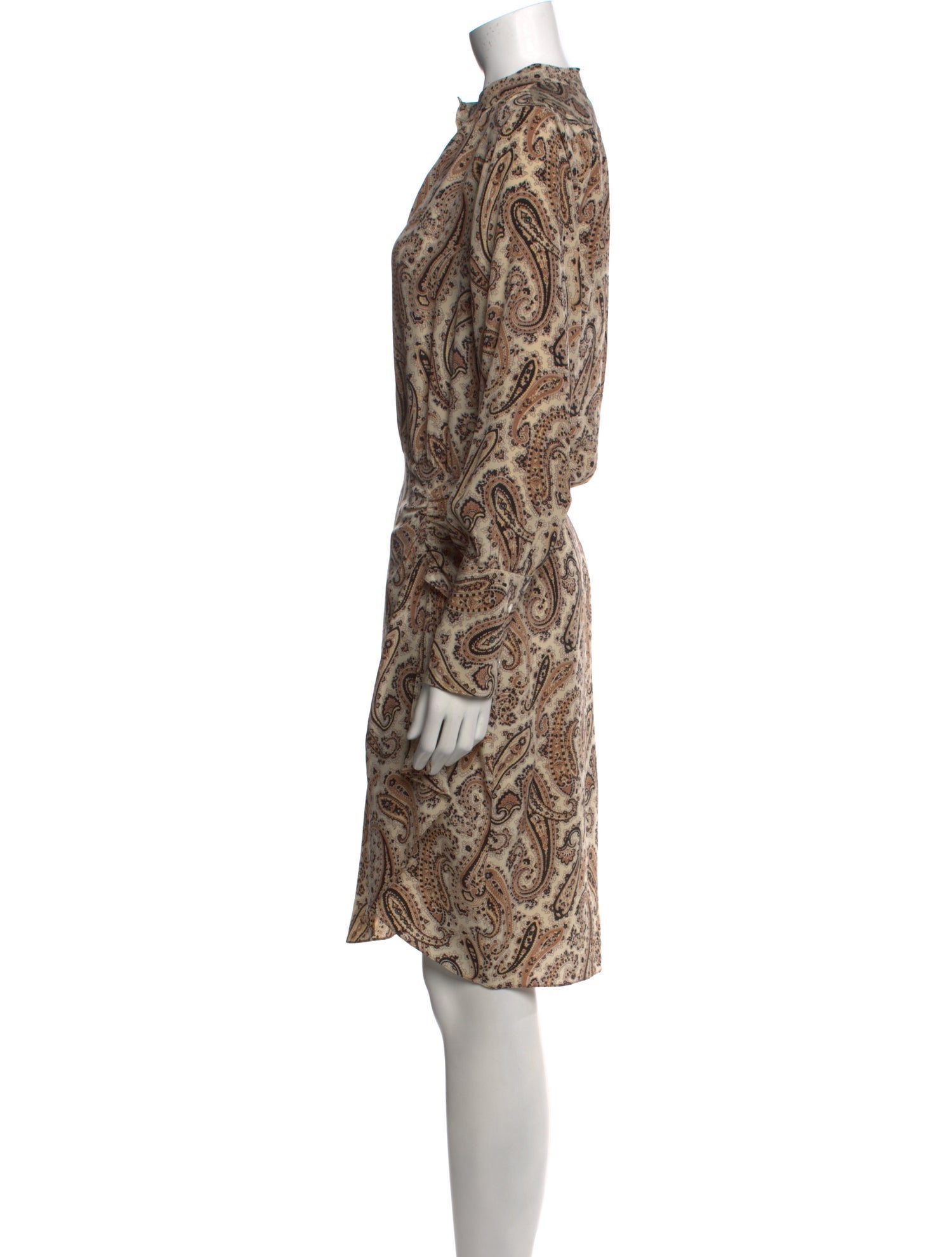 Nili Lotan Silk Knee-Length Dress